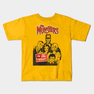 The Munsters 'First Family' of FRIGHT! Kids T-Shirt